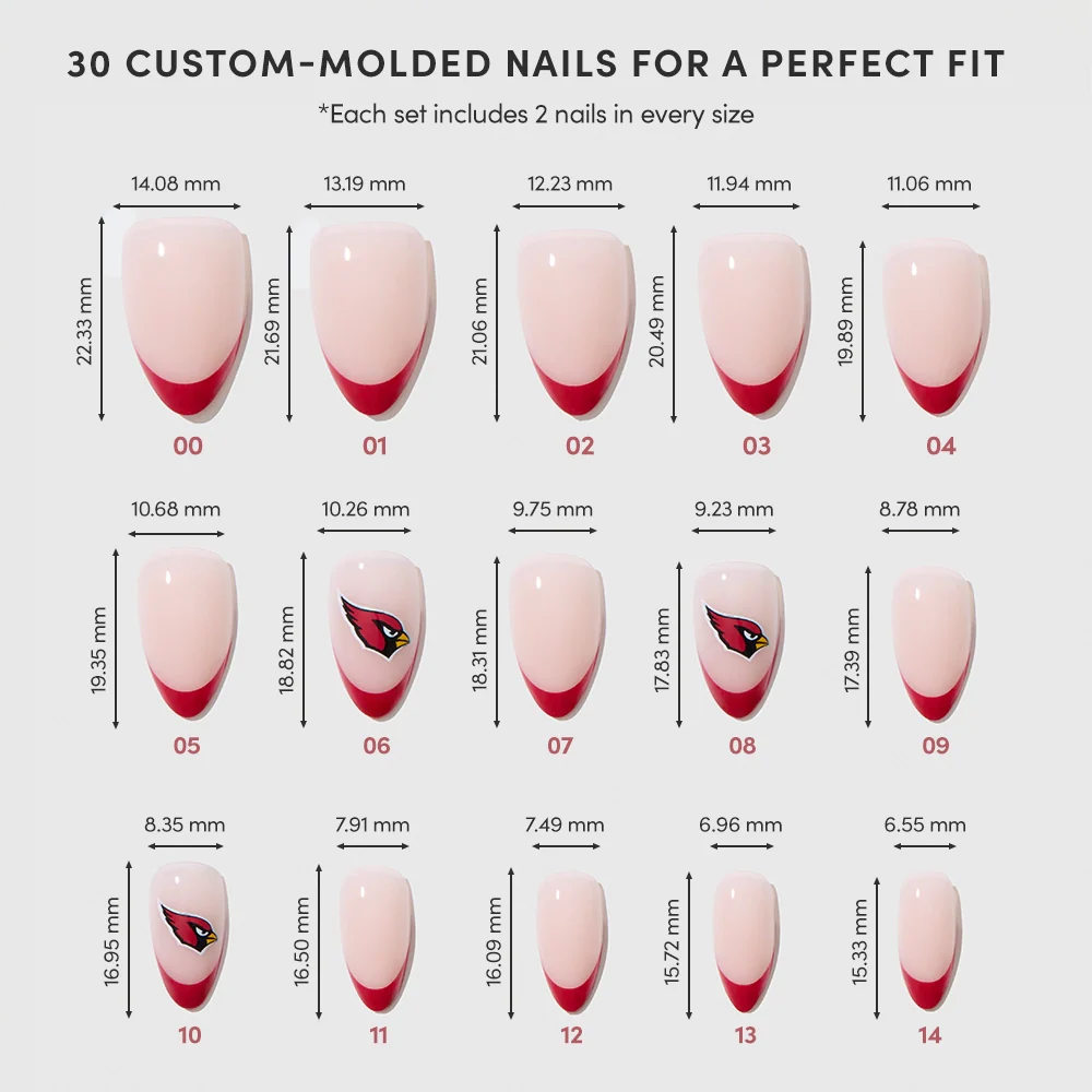 Arizona Cardinals Press-On Nail Set - Image 6