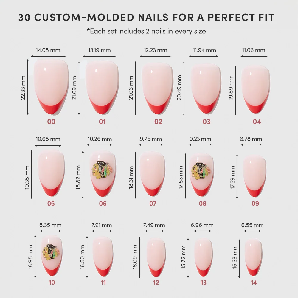 Chicago Blackhawks Press-On Nail Set - Image 6