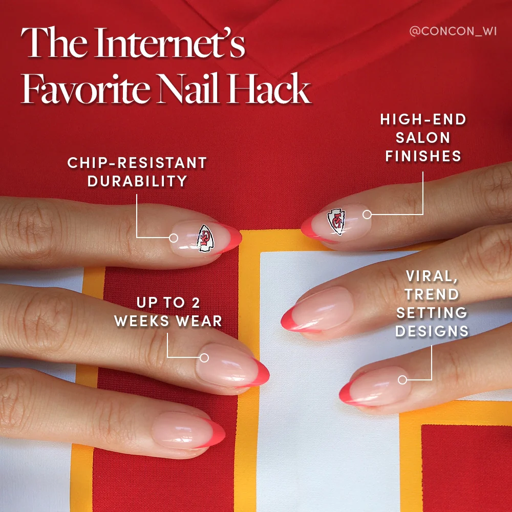 Kansas City Chiefs Press-On Nail Set - Image 5