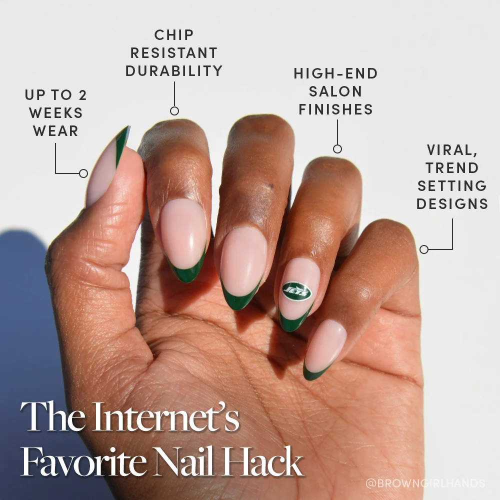 New York Jets Press-On Nail Set - Image 5