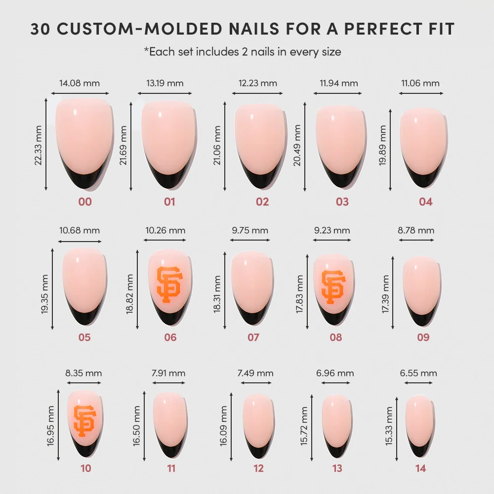 San Francisco Giants Press-On Nail Set - Image 4