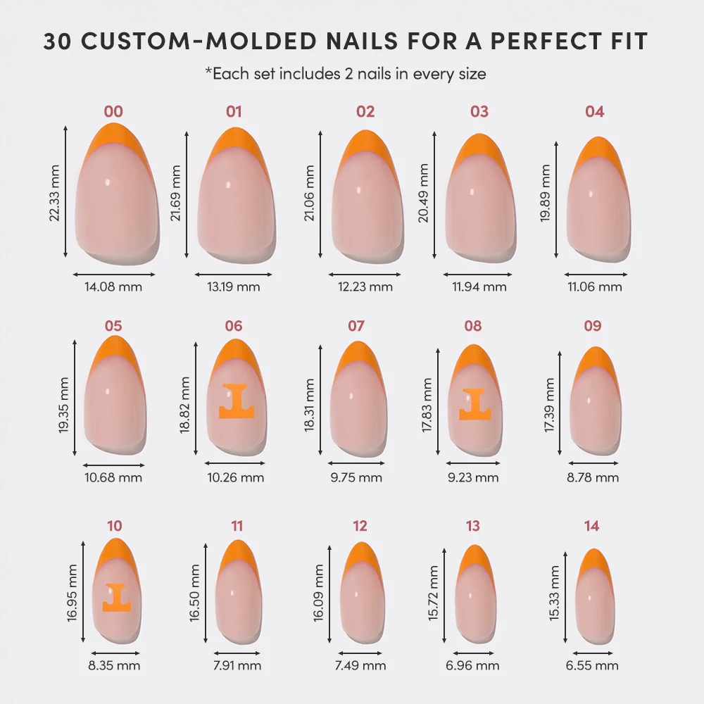 Tennessee Volunteers Press-On Nail Set - Image 6