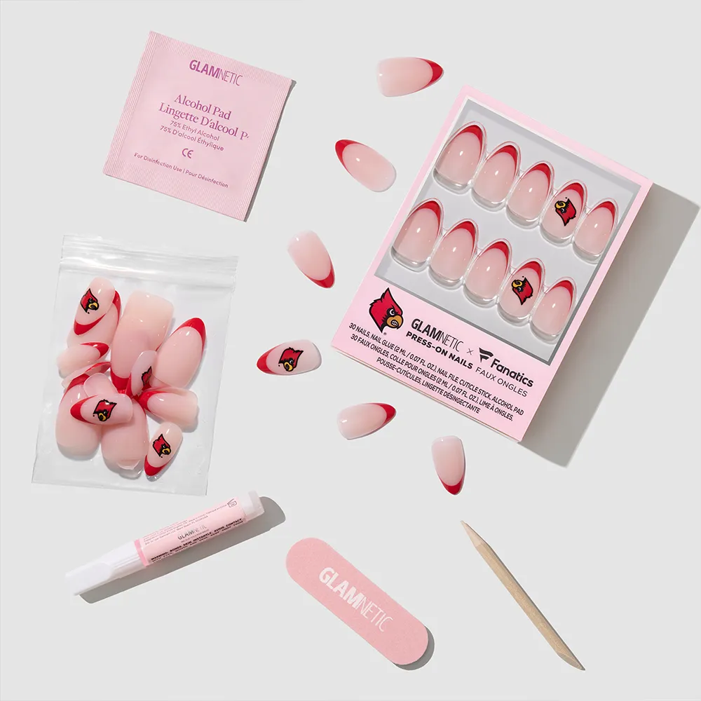University of Louisville Cardinals Press-On Nail Set - Image 4