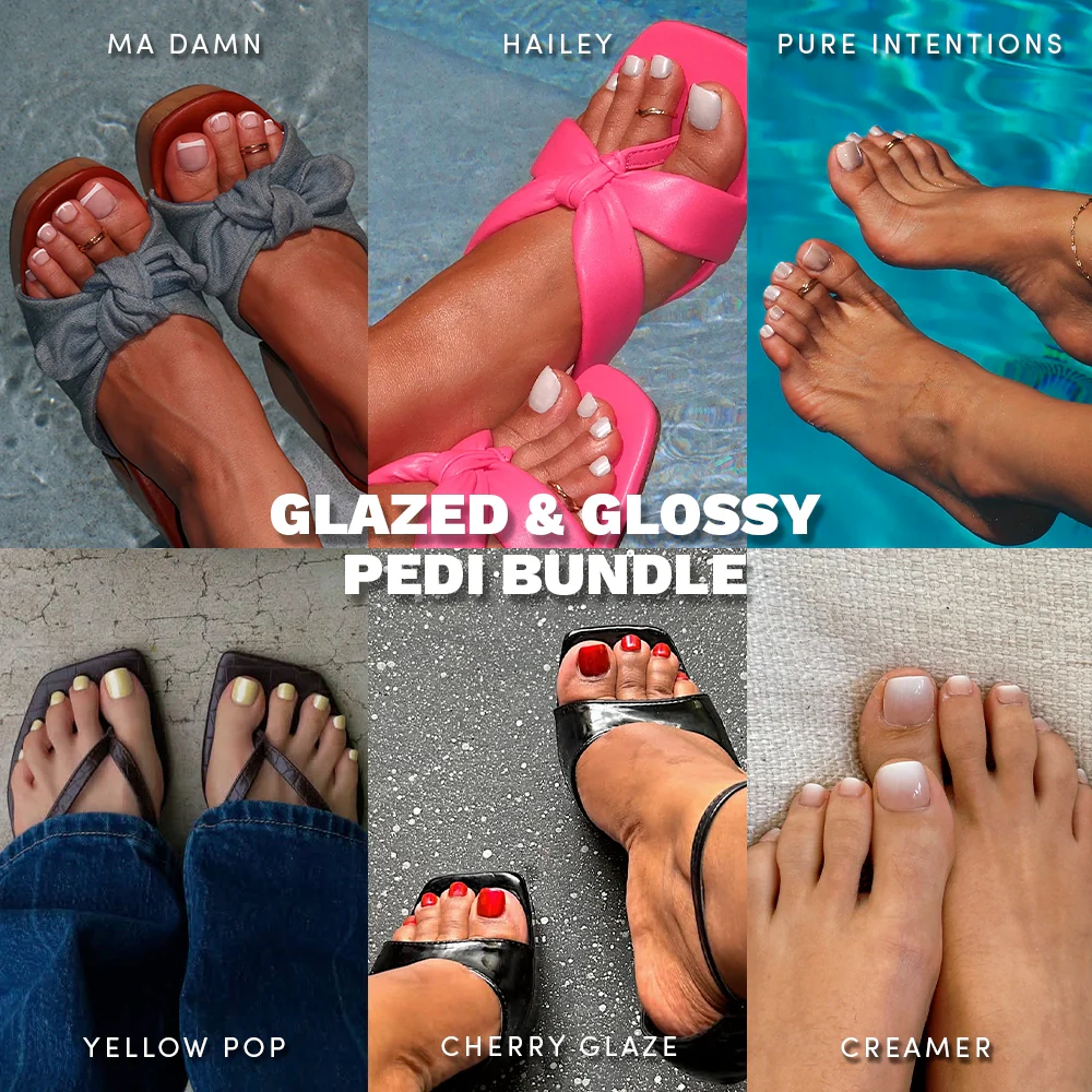 Glazed & Glossy Pedi Bundle - Image 2
