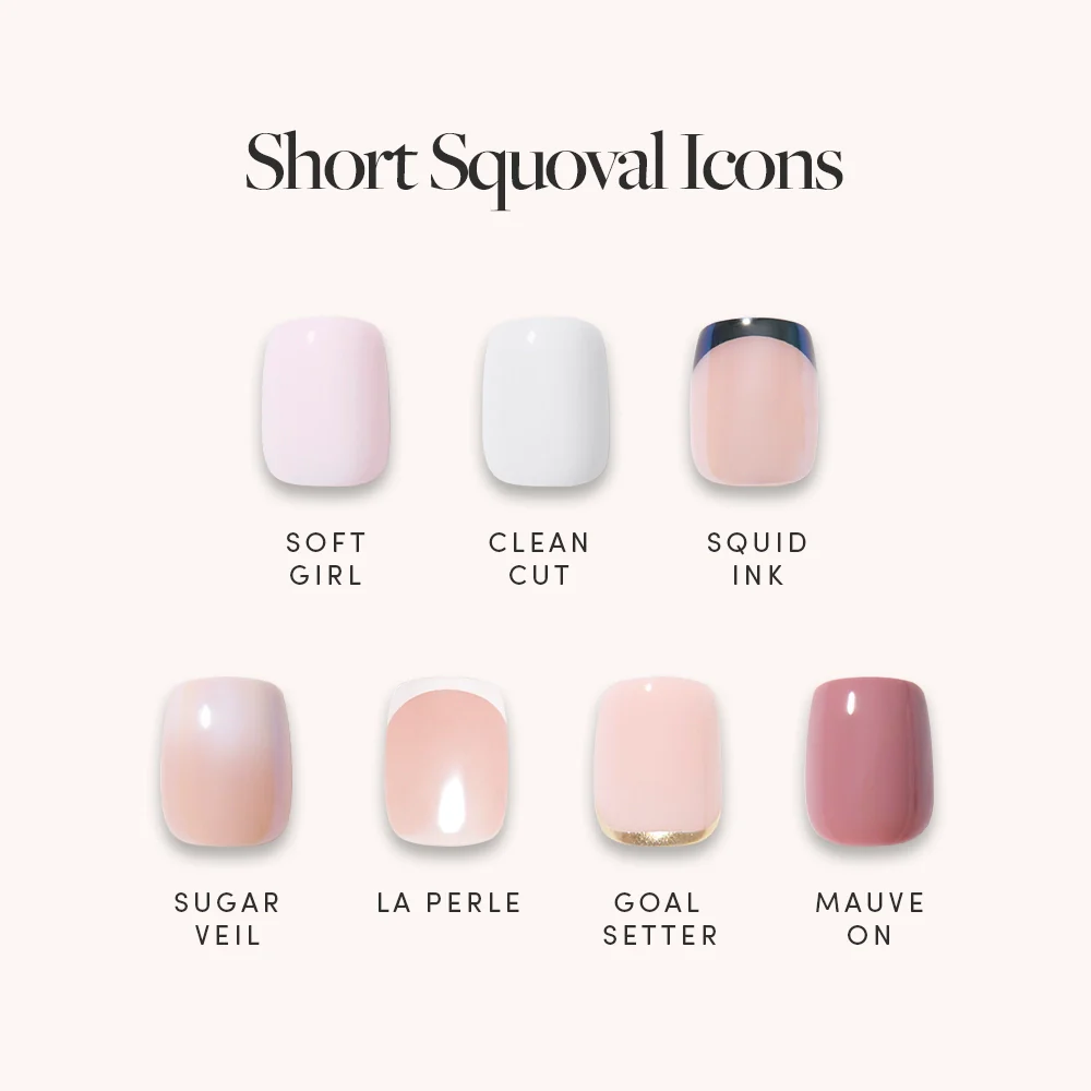 Short Squoval Icons
