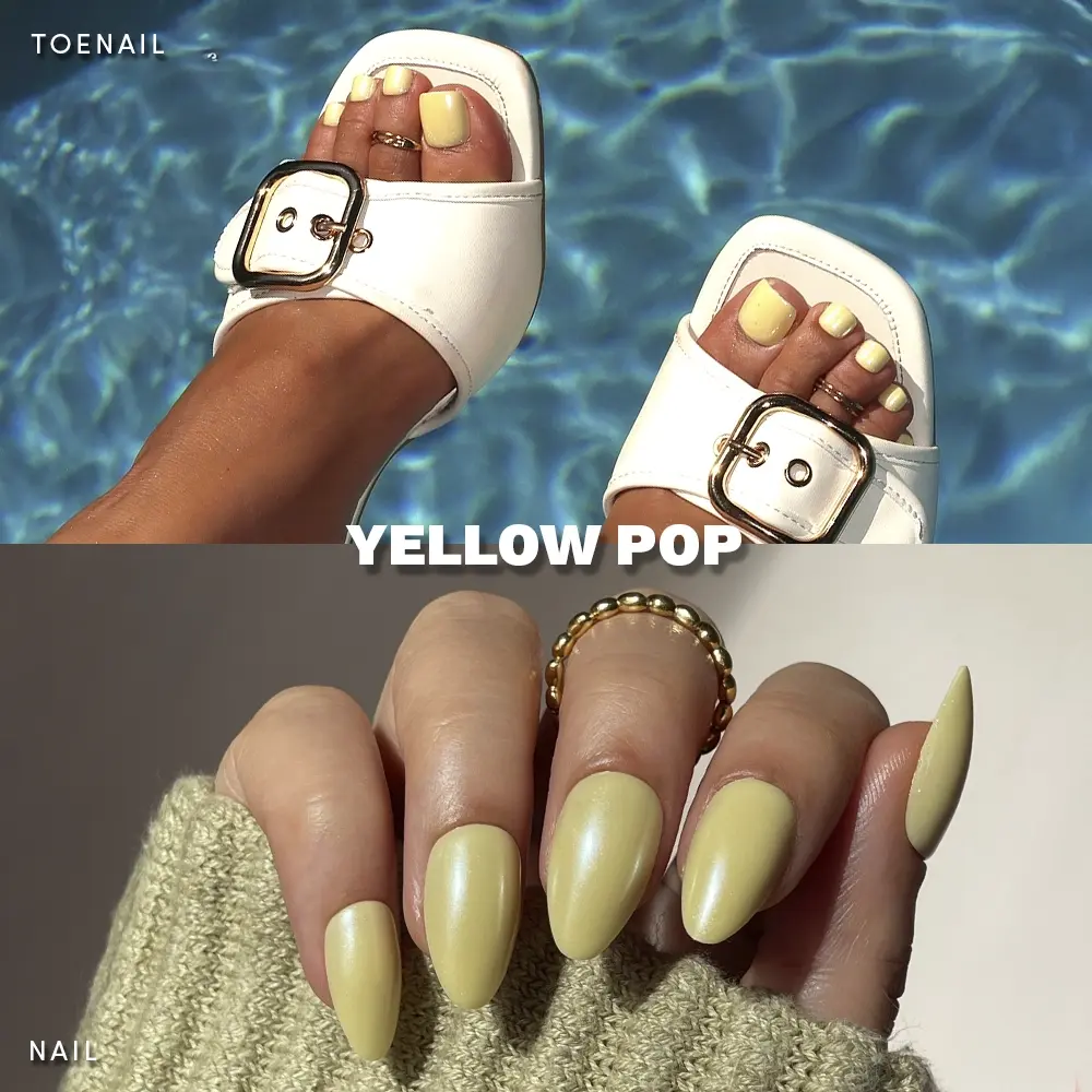 Yellow Pop Mani Pedi - Image 2